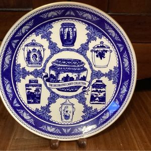 MASONS ENGLISH BLUE/WHITE DECORATIVE PLATE